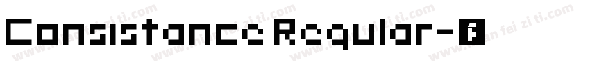 Consistance Regular字体转换